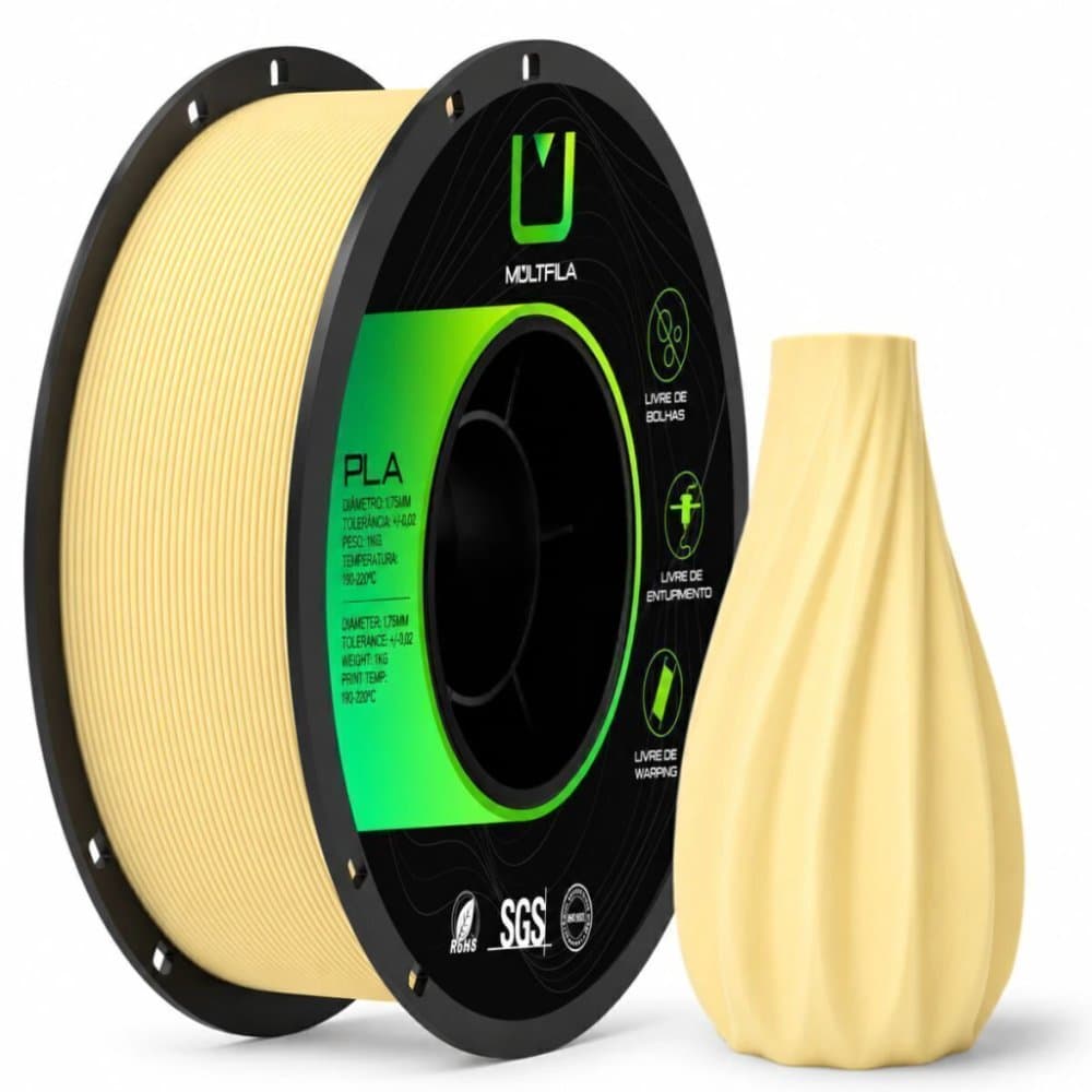 PLA Matte Amarelo Creme