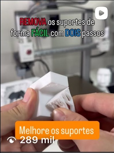 Conteúdo de impressão 3D da ModuLab no Instagram